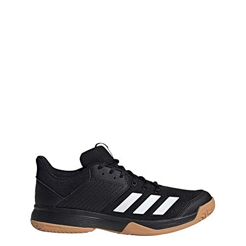 adidas Ligra 6, Chaussure de Volleyball Femme, Core Black/FTWR White/Gum M1, 46 EU