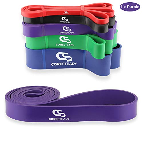 Coresteady Bandes de Résistance | Bande de Résistance pour Traction Assistée | Bandes pour CrossFit, Powerlifting, Yoga, Exercices de Mobilité et d'Étirement (Une bande incluse) pour Homme et Femme