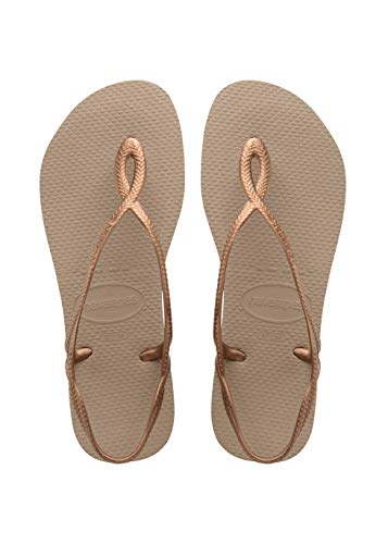 Havaianas Luna, Sandales Femme, Or (Rose Gold/Rose Gold 5282), 35/36 EU