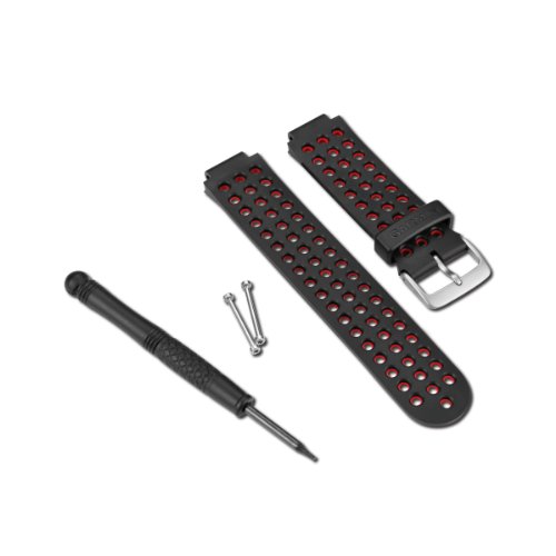 Garmin - Bracelet de Rechange pour Montres Forerunner 220 - Noir/Rouge