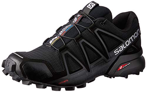 Salomon Femme Speedcross 4, Chaussures de Trail Running, Noir (Black/Black/Black Metallic), Taille: 38 2/3