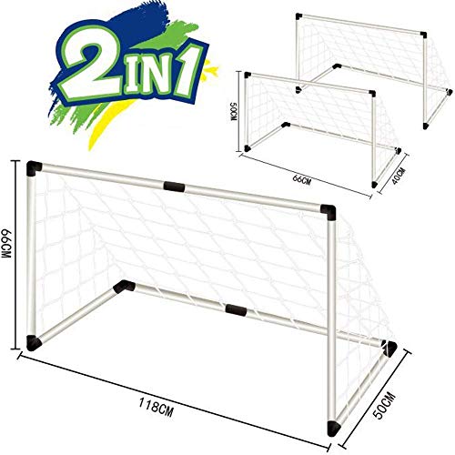 Cage de Football Lot de 1 Buts de Football et Balle d'enfants, Jouet de  Sport