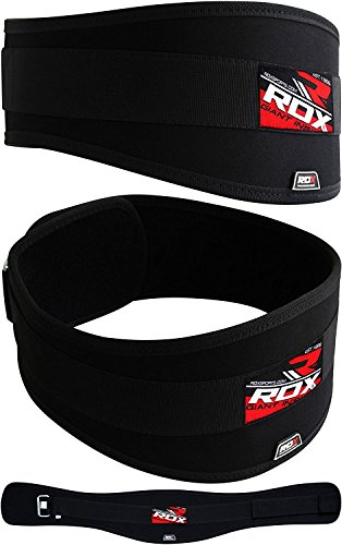 RDX Musculation Fitness Ceinture Néoprène Bodybuilding Force Belt Lombaire Halterophilie Entraînement