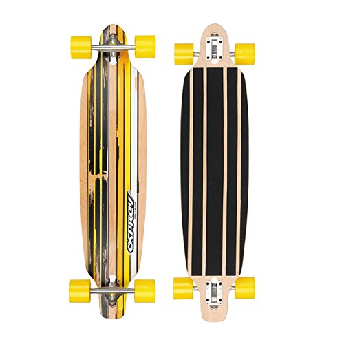 Osprey Flint Yellow Twin Tip Skateboard Homme, Jaune/Orange, 99 cm