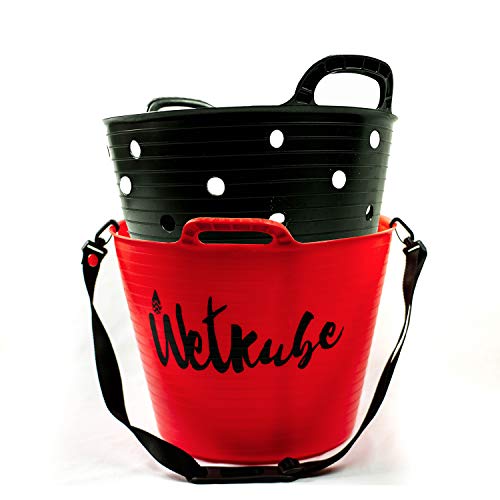 WETKUBE 25L Cube pour Se Changer, sécher, Transporter et Stocker des Combinaisons en néoprène, idéal pour Le Monde du Surf, de la plongée, de la Planche à Voile, du Windsurf et du Paddle Surfing.