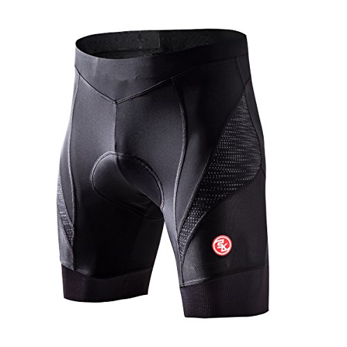 Souke Sports Short de Cyclisme Homme Séchage Rapide de 4D Rembourré Confortable Short Cycliste Homme