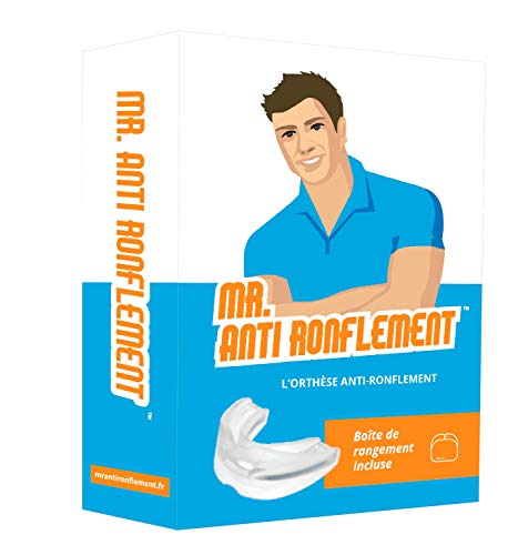 Mr. Anti Ronflement - Orthèse anti-ronflement - Solution anti-ronflement la plus efficace - Arrêter de ronfler - Améliorer votre sommeil