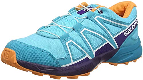 Salomon Enfant Speedcross J, Chaussures de Trail Running, Violet/Bleu (Crown Blue/Sparkling Grape/Phantom), Pointure: 35