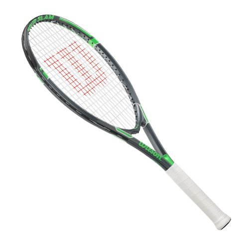 Wilson Tour Slam Raquette de Tennis à Cordes pour Adulte, Homme, Wilson Tour Slam Tennis Racket - 4 3/8' Grip, Vert, 4 3/8'