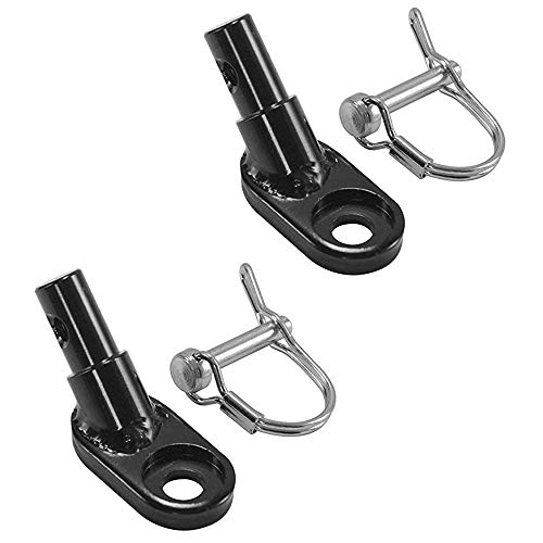 HPiano Coupleur d'attelage pour remorque de vélo coudé pour la Plupart des remorques de vélo, 2 coupleur d'attache de remorque de vélo pour Les Chiens d'enfants, Accessoire de vélo