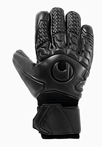 Uhlsport Comfort ABSOLUTGRIP HN Gants de gardien de but Mixte Adulte, Noir, FR Unique (Taille Fabricant : 9.5)