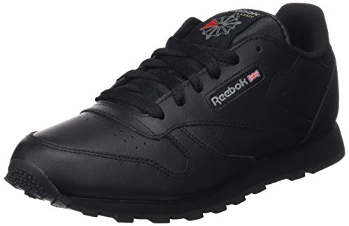 Reebok Classic Leather, Chaussures de Running Entrainement Garçon, Noir (Black 001), 37 EU