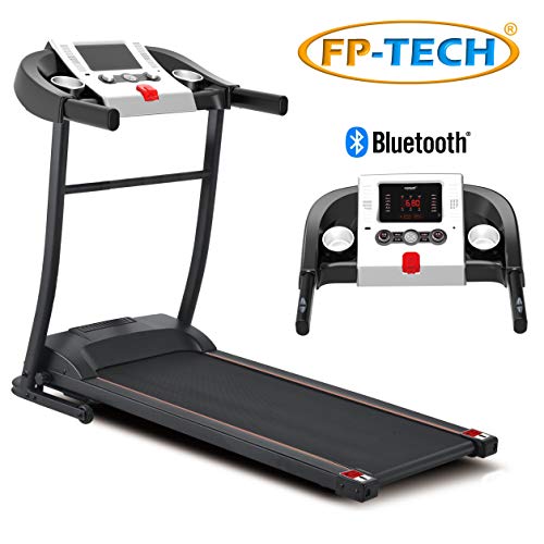 FP-TECH Tapis Roulant électrique 1 HP 1000 W Top de Gamme avec Bluetooth Ed App Lecteur MP3 et USB