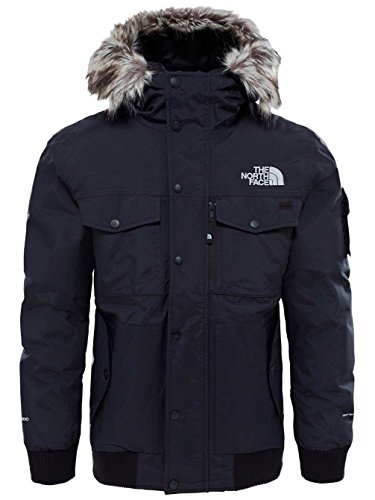 The North Face Gotham Veste Homme, Noir (TNF Black/High Rise Grey), FR : S (Taille Fabricant : S)