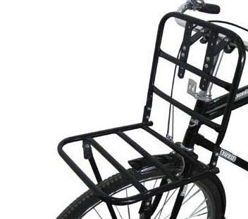 Porte-bagages avant pour vélo hollandais pour porte-bagages-noir