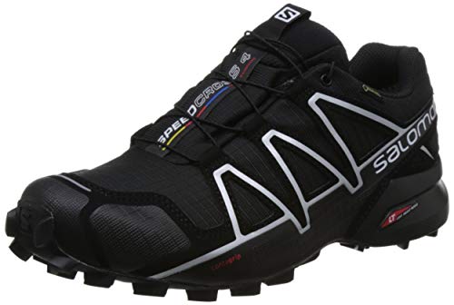 Salomon Speedcross 4, Men - Trail running shoes, Chaussures de course, Homme, Noir (Black/Black/Black Metallic), EU 48