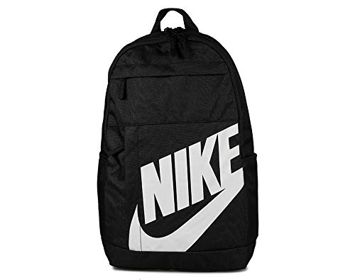 Nike NK ELMNTL BKPK-2.0 Sac à Dos de Sport Mixte Adulte, Black/Black/(White), FR Unique (Taille Fabricant : MISC)