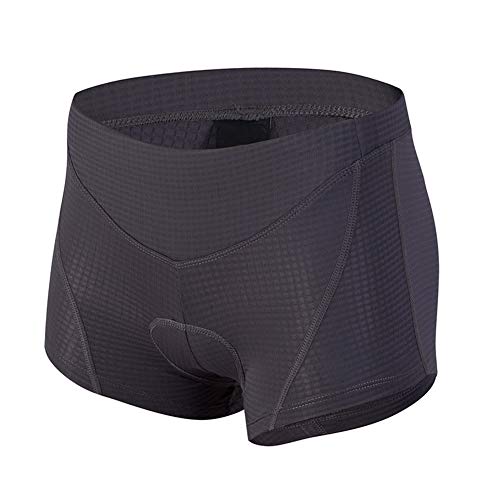 d. Stil Femme sous-Vêtement de Cyclisme Gel 4D Rembourré Séchage Rapide Respirant Caleçon Shorts de Sport Vélo VTT (Gris, S)