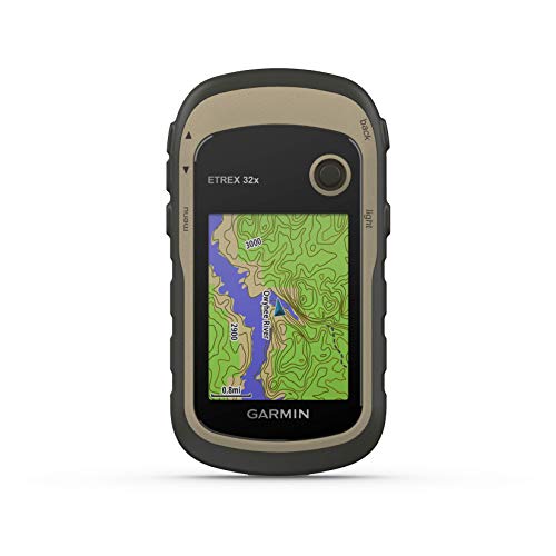 Garmin - eTrex 32x - GPS de randonnée avec cartographie TopoActive Europe préchargée avec routes et sentiers routables - Compas électronique et altimètre barométrique - Vert