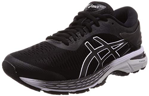 ASICS Gel-Kayano 25, Chaussures de Running Compétition Homme, Multicolore (Black/Glacier Grey 003), 45 EU