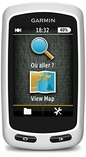 Garmin - Edge Touring - Compteur GPS de Vélo - Cartographie Routière Européenne préchargée - Blanc