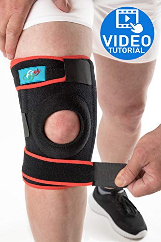 FitFitaly Genouillère Rotulienne pour Protection des Ligaments, Rotule et Menisque pour Le Sport (L - Large)