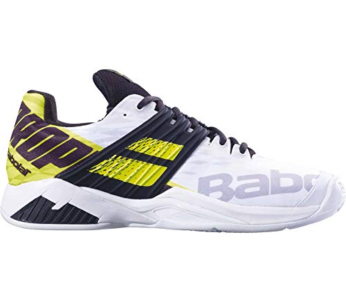 Babolat Hommes Propulse Fury Clay Chaussures De Tennis Chaussure Terre Battue Blanc - Noir 44,5