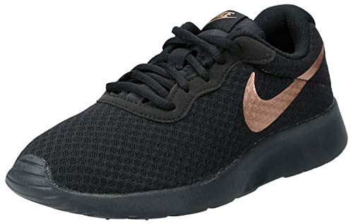 Nike WMNS Tanjun, Chaussures d'Athlétisme Femme, Multicolore (Black/MTLC Red Bronze 005), 36.5 EU