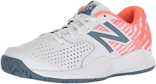 New Balance 696v3, Chaussures de Tennis Femme, Blanc (White/Dragonfly B3), 40.5 EU