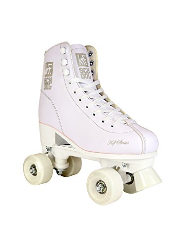 KRF School PPH Patins à roulettes Mixte Enfant, Blanc, 39