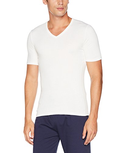 Damart Tee-Shirt Manches Courtes Thermolactyl Bioactif Haut Thermique Homme Blanc (Blanc) Medium (Taille Fabricant: M) Lot de