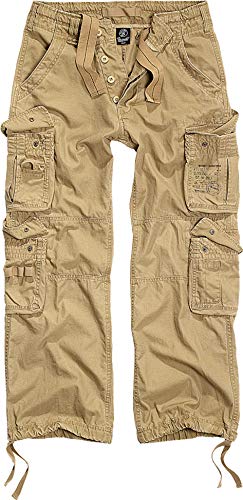 Brandit Pure Vintage Trouser - Pantalon Homme Pantalon De Combat - Beige XXL