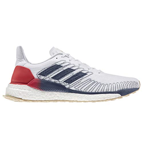 adidas Solar Boost 19 M, Chaussure de Course Homme, FTWR White Tech Indigo Scarlet, 48 EU