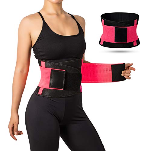 Ceinture de Sudation pour la Taille pour Femme, Serre-Taille Gainant d'Entraînement Ceinture d'Entraînement Raffermissante Bande pour Brûler des Graisses Affiner son Ventre Maigrir Forme Exercice