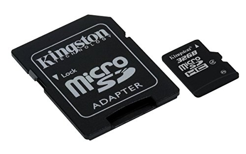 Kingston - SDC4/32GB - Carte Micro SDHC - Classe 4 - 32 Go avec Adaptateur