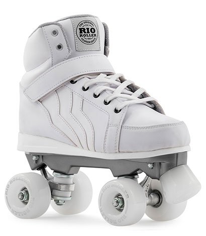 Rio Roller rio225, Rollers Unisexe Adulte, Adulte Mixte, RIO225, Bianco, 40.5