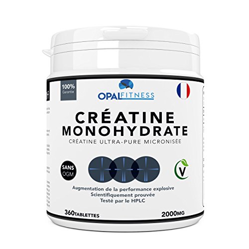 Créatin | Comprimés de créatine de monohydrate | Augmentation de la puissance, de la performance explosive et de la masse musculaire maigre scientifiquement démontrée | OSHUNsport