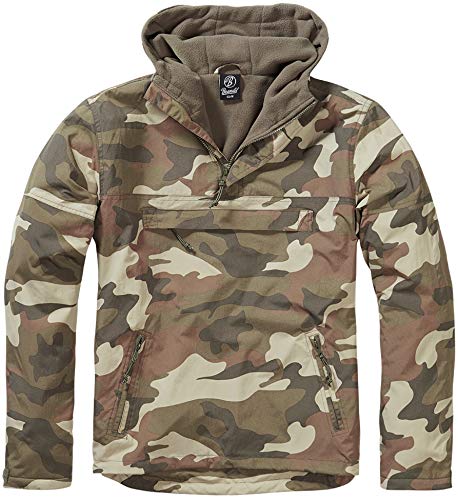 Brandit Windbreaker, Coupe-Vent Light Woodland 3XL