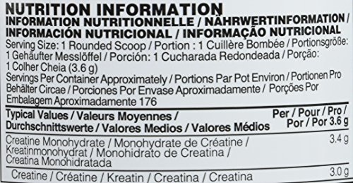 OPTIMUM NUTRITION Creatine non aromatisée 634 g