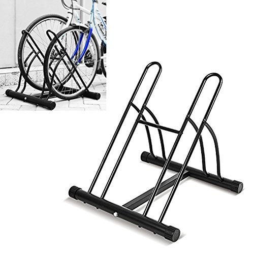 FIXKIT Râtelier Familial Pancher de Vélo Mur pour 2 Vélos Rack Stockage Verrouillage Support Garage