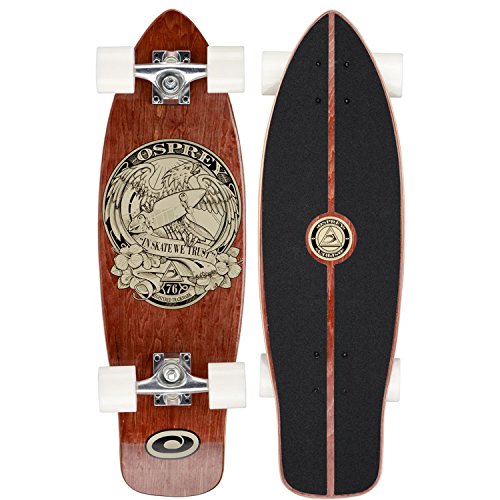 Osprey 27in Beginner Cruiser Skateboard - in Skate We Trust Single Kick