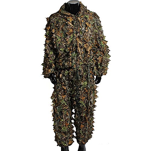 3d Camouflage Feuille Vêtements de chasse Camo Yowie Sniper tir à l'arc Ghillie Suit Ensemble