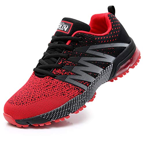 Axcone Homme Femme Air Running Baskets Chaussures Outdoor Running Gym Fitness Sport Sneakers Style Multicolore Respirante Marche Nordique - 8995 RD 41EU