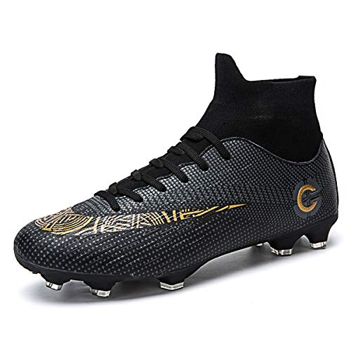 LCXAX Chaussures de Football Homme Foot Profession Athlétisme Entrainement High Top Chaussures de Foot