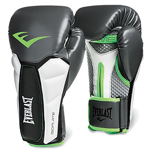 Everlast 1200001 Gants de Boxe Adulte Unisexe, Gris/Blanc/Vert, 14oz