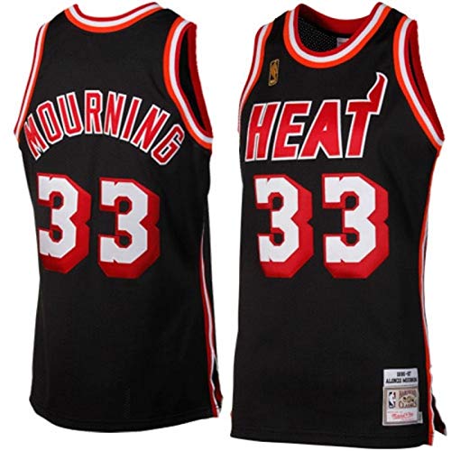 Mitchell & Ness - Maillot NBA Alonzo Mourning Miami Heat 1996-97 Hardwood Classic Swingman Noir Taille - M