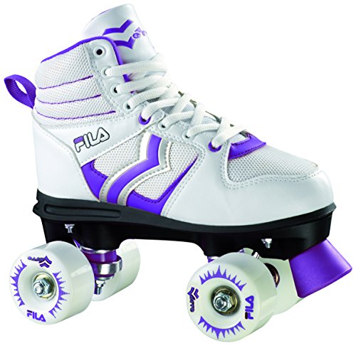 Fila Skates Verve Roller Quad Femme, Blanc/Violet, 35