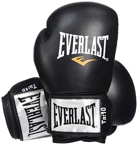 Everlast 1100 12 oz Gants de Boxe musculation des pectoraux mixte adulte Noir/Rouge 30 cm