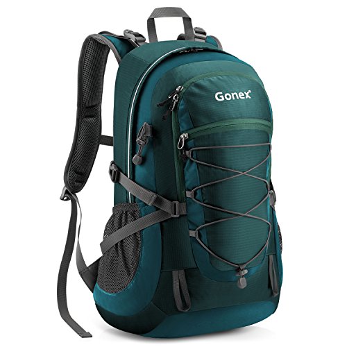 Gonex 35L Sac A Dos Sac de Montagne Imperméable Etanche avec Housse De Pluie pour Alpinisme Randonnée Trekking Camping Voyage