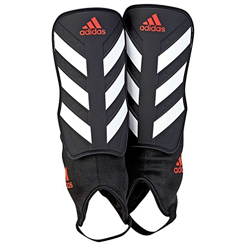 adidas Everclub Protège-tibias de football  - Mixte Adulte - Noir (black/White/Solar red) - L